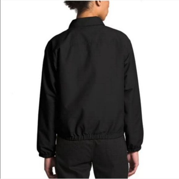 North Face Coach Collard Jacket Black Wind Wall Technology Size Medium NWT - Picture 3 of 12